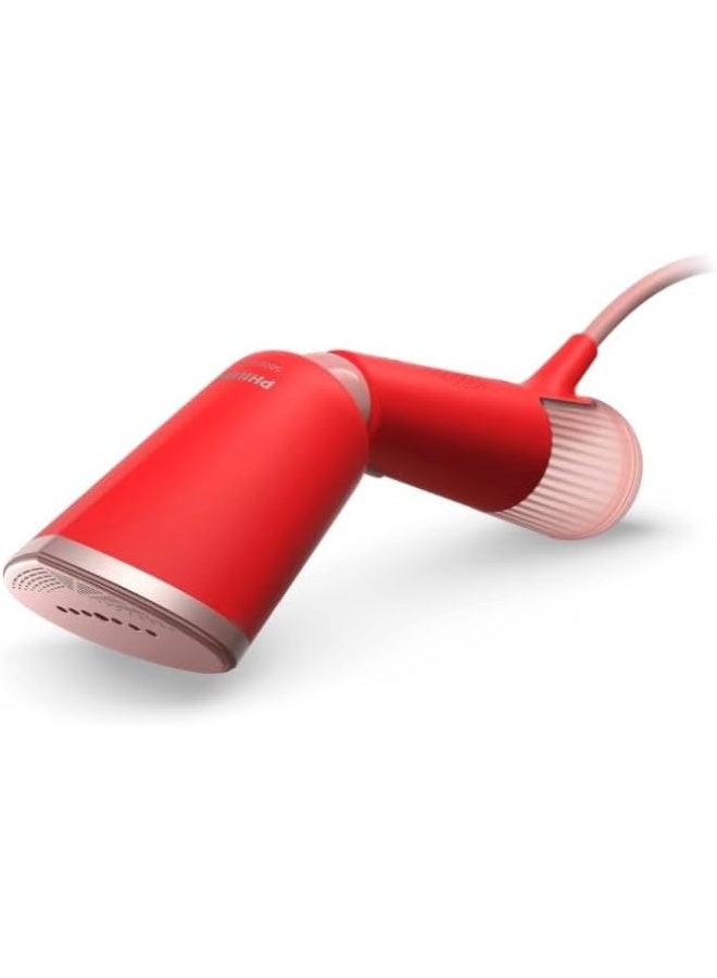 فيليبس Philips 5000 Series Handheld Steamer – Sleek design, Adjustable Head, Quick Heat-up, Eco & Max Settings, Safe For Delicate Fabrics, Steams Vertically And Horizontally, Orange Red (STH5020/40) 120 ml 1400 W STH5020/40 red - Image 3
