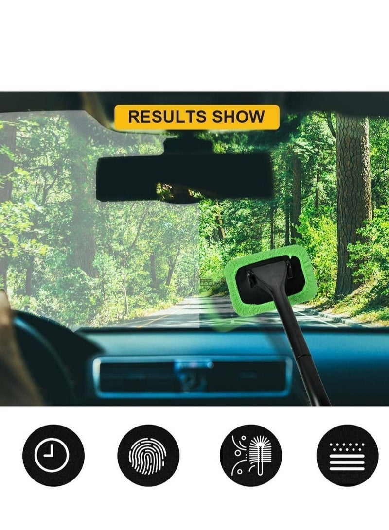 Y&D 5 Pack Car Care Microfiber Cloths for Windshield Cleaning Tool Cleaner Wand Replaceable Glass Bonnets Fit 5”  - Image 2