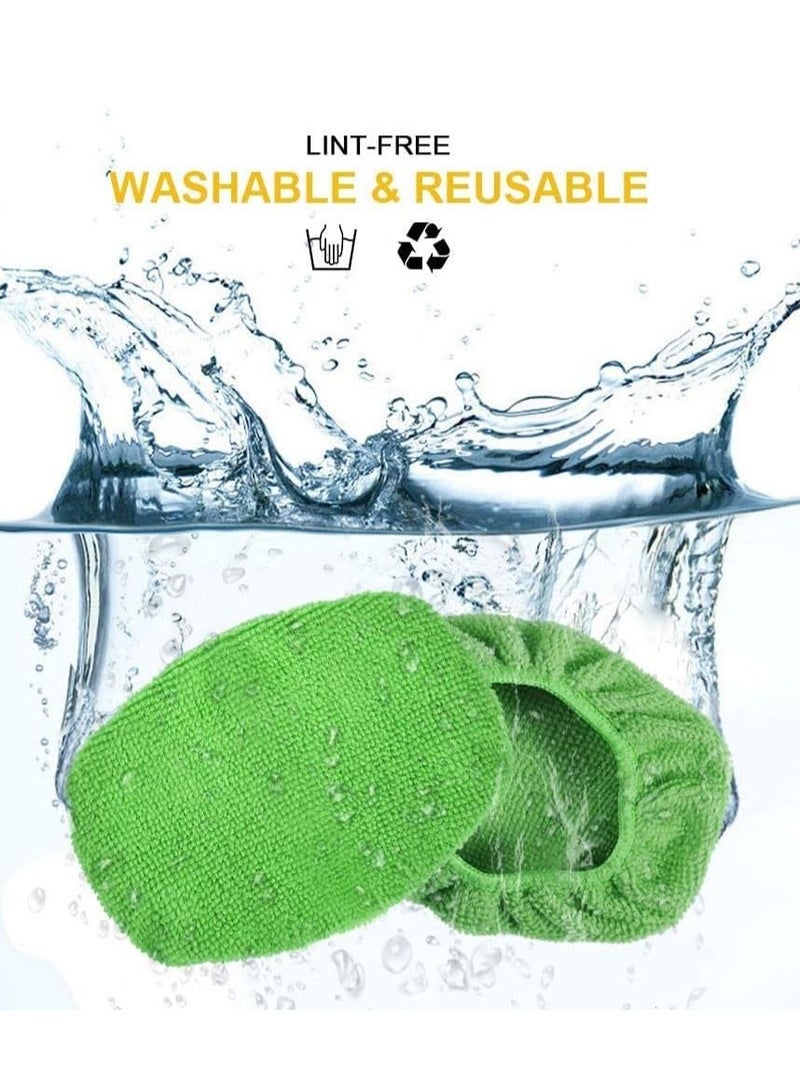 Y&D 5 Pack Car Care Microfiber Cloths for Windshield Cleaning Tool Cleaner Wand Replaceable Glass Bonnets Fit 5”  - Image 3