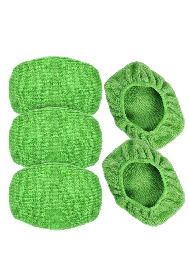 Y&D 5 Pack Car Care Microfiber Cloths for Windshield Cleaning Tool Cleaner Wand Replaceable Glass Bonnets Fit 5”  - Image 1