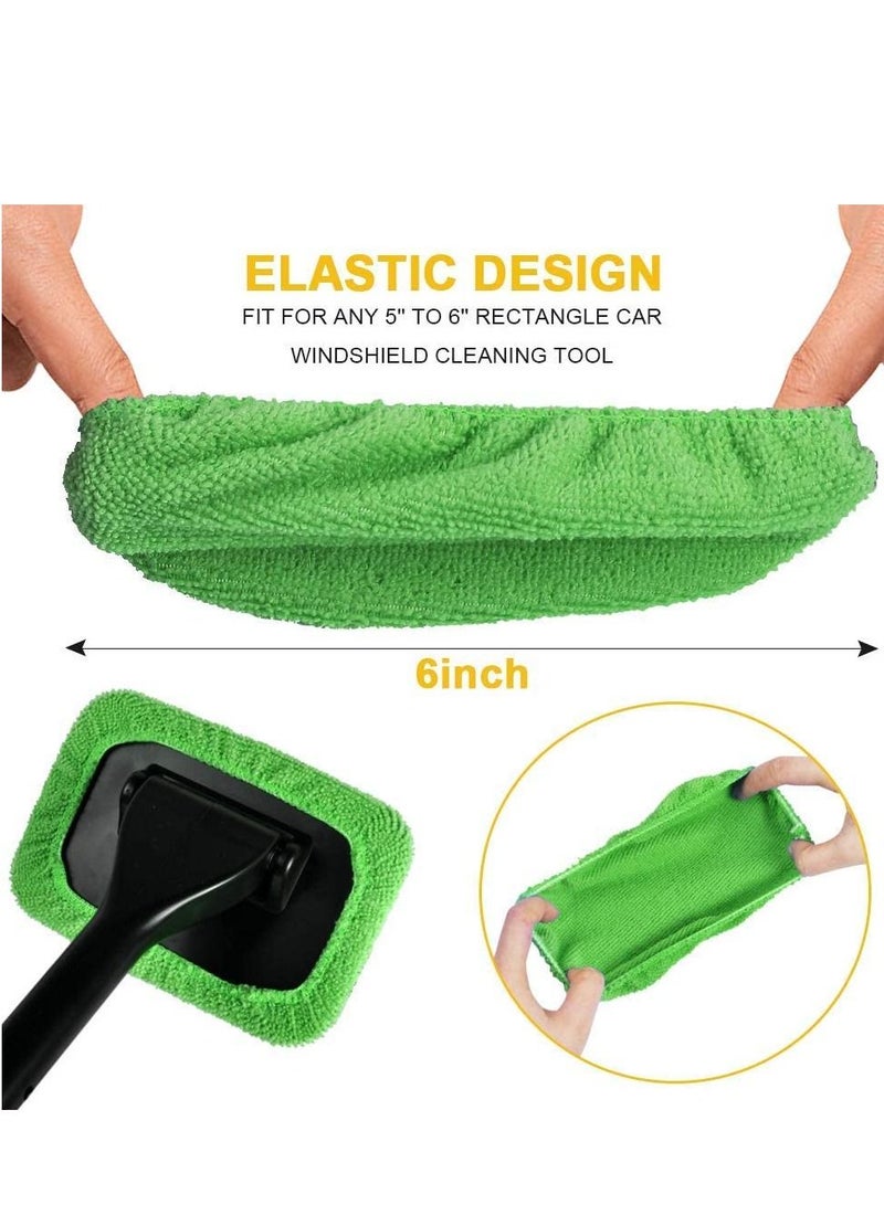 Y&D 5 Pack Car Care Microfiber Cloths for Windshield Cleaning Tool Cleaner Wand Replaceable Glass Bonnets Fit 5”  - Image 5