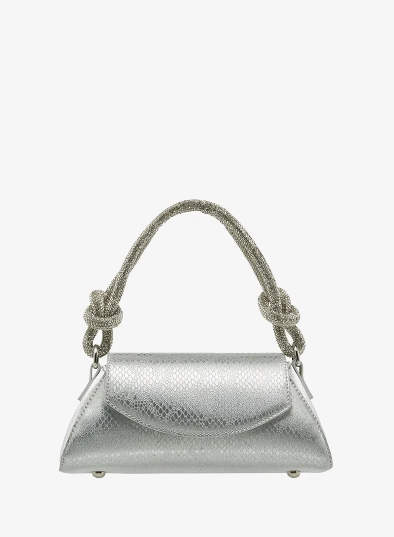 Flora Bella By Shoexpress Solid Shoulder Bag With Flap Closure