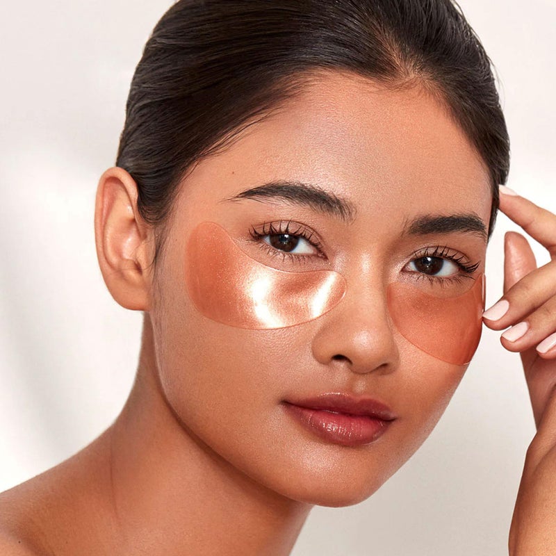 111SKIN قناع العين المضيء بالذهب الوردي من 111SKIN، لاصقات تحت العين المشرقة والمُرطبة للبشرة الباهتة والجافة مع مستخلص الورد، الذهب الغروي وفيتامين C، يحسن مظهر الهالات السوداء، 8 أزواج - Image 2