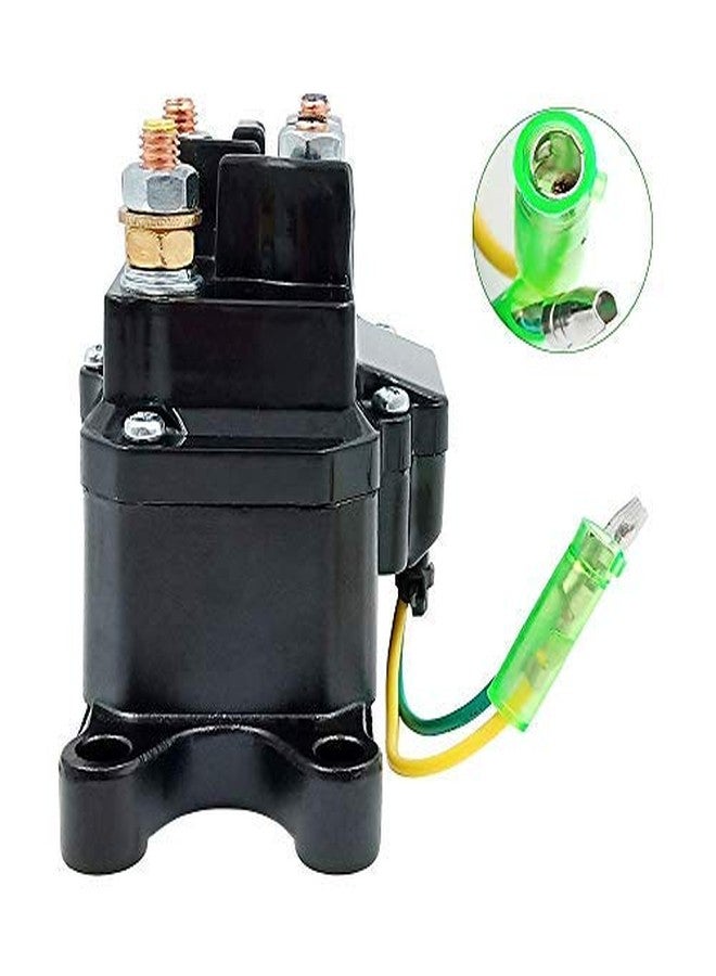 Triumilynn 12V Solenoid Relay Contactor & Winch Rocker Thumb Switch Combo for ATV UTV Kit - Image 4