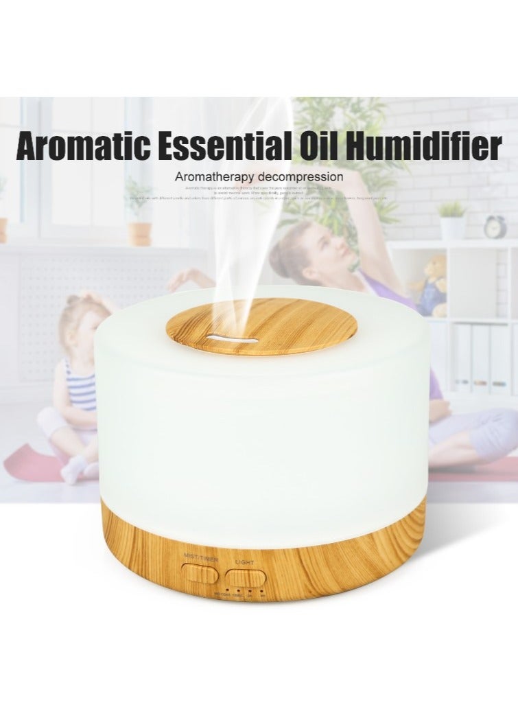 500 مللي الهواء المرطب ، الناشر ، بالموجات فوق الصوتية الضروري النفط رذاذ المرطب ، سبعة ألوان - Image 5