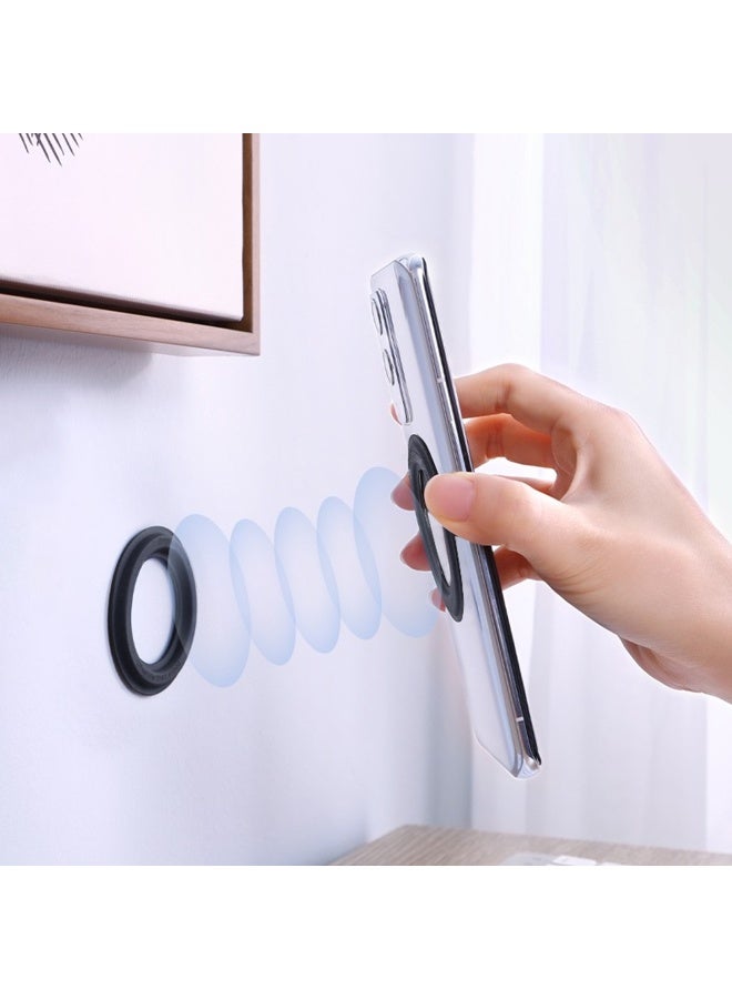 DRIP Magnetic Ring & Metal Ring – Black | Magnetic Phone Grip & Kickstand Compatible with MagSafe and Car Mounts - Image 4