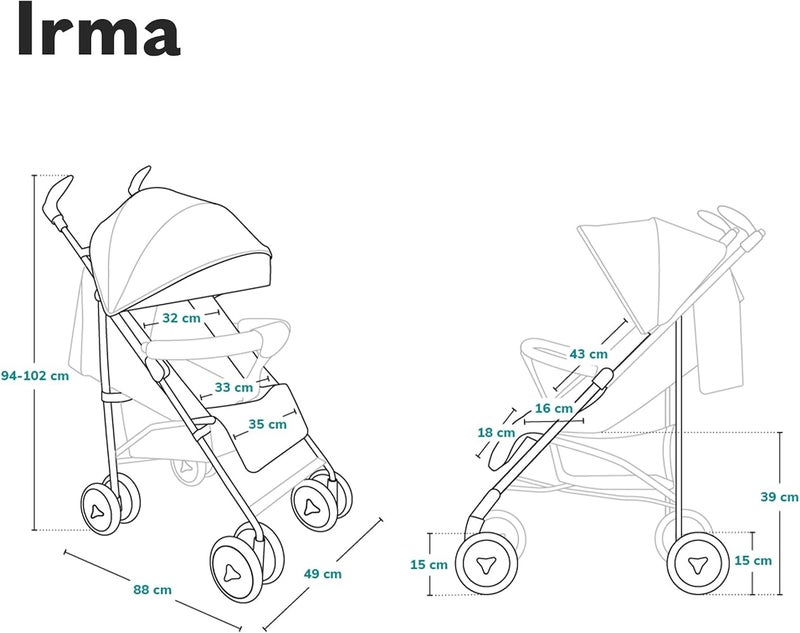 Lionelo Irma Stroller Black - Image 2