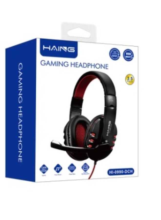 Haing Gaming Headset with Mic for Laptop Computer, Cellphone, PS4 - Image 1