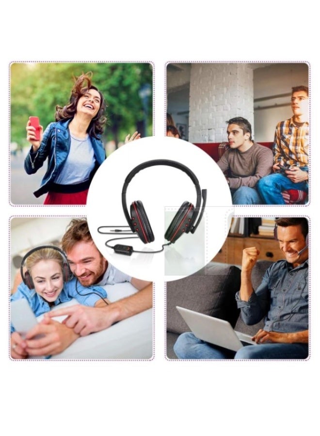 Haing Gaming Headset with Mic for Laptop Computer, Cellphone, PS4 - Image 4