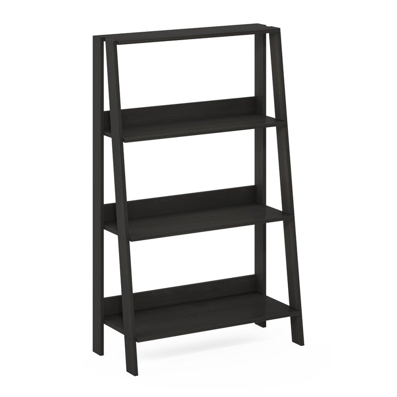 Furinno Furinno Ladder Bookcase Display Shelf 4Tier Espresso 