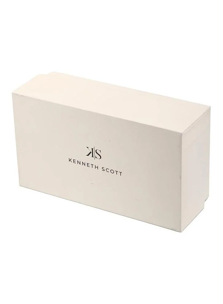 KENNETH SCOTT Kenneth Scott K22530-KBKW Women's Analog Display Watch & Stainless Steel Strap Two Tone Rose Gold