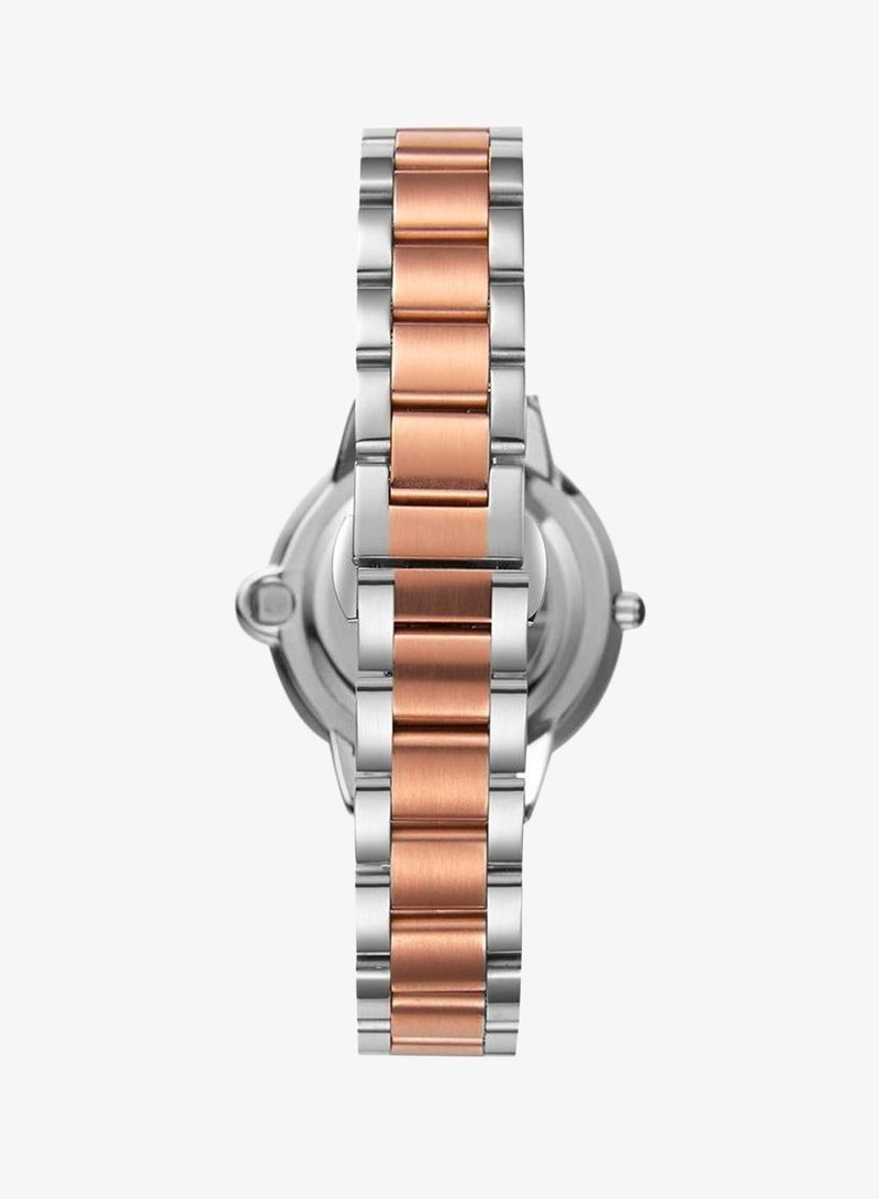 Kenneth Scott K22530-KBKW Women's Analog Display Watch & Stainless Steel Strap Two Tone Rose Gold - Image 3