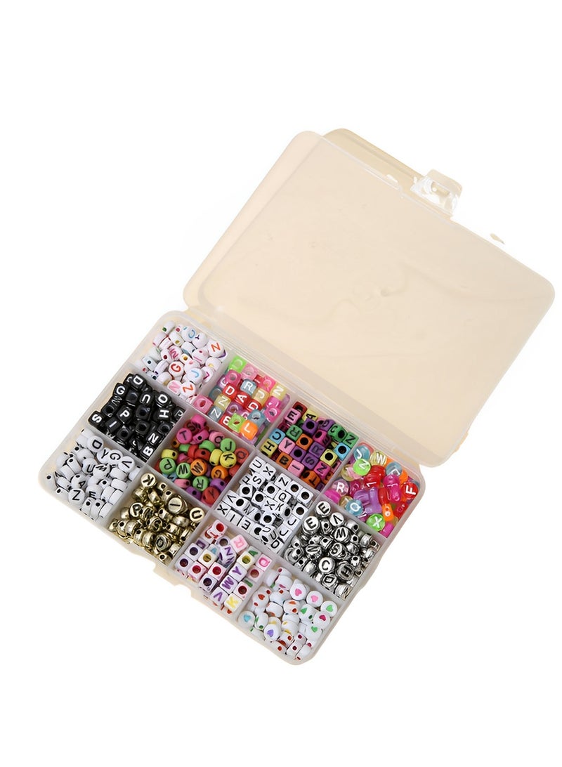 Letter Beads, Bracelet Making Kit, Alphabet Beads, Making for DIY Bracelets, Necklaces, Jewelry Kits - Image 4