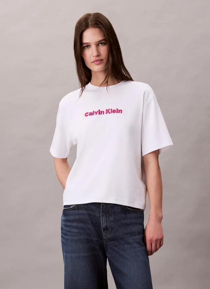 Calvin Klein Jeans Logo Crew Neck T-Shirt