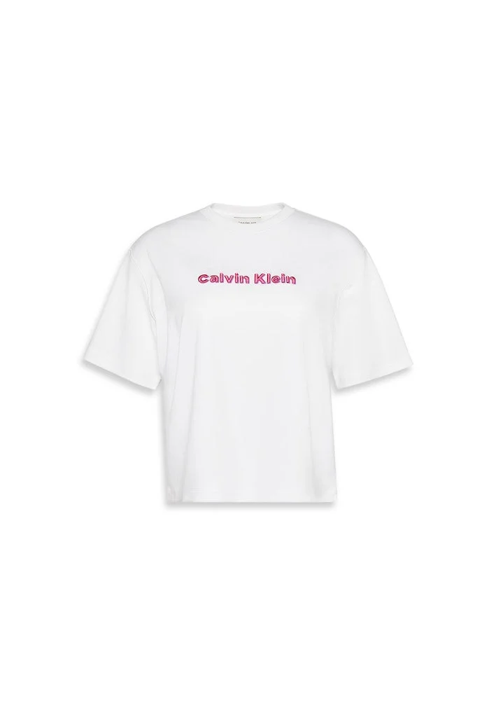 Calvin Klein Jeans  Logo Crew Neck T-Shirt for Women | Best Price UAE