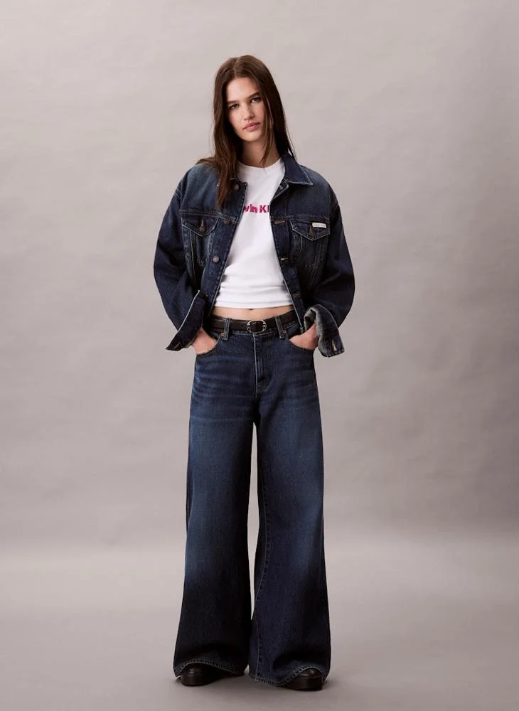 Calvin Klein Jeans  Logo Crew Neck T-Shirt for Women | Best Price UAE