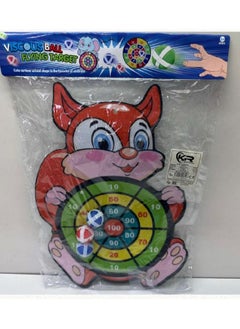 Viscous Darts board game, sticky ball throwing game, indoor outdoor puzzle game, board + three balls 