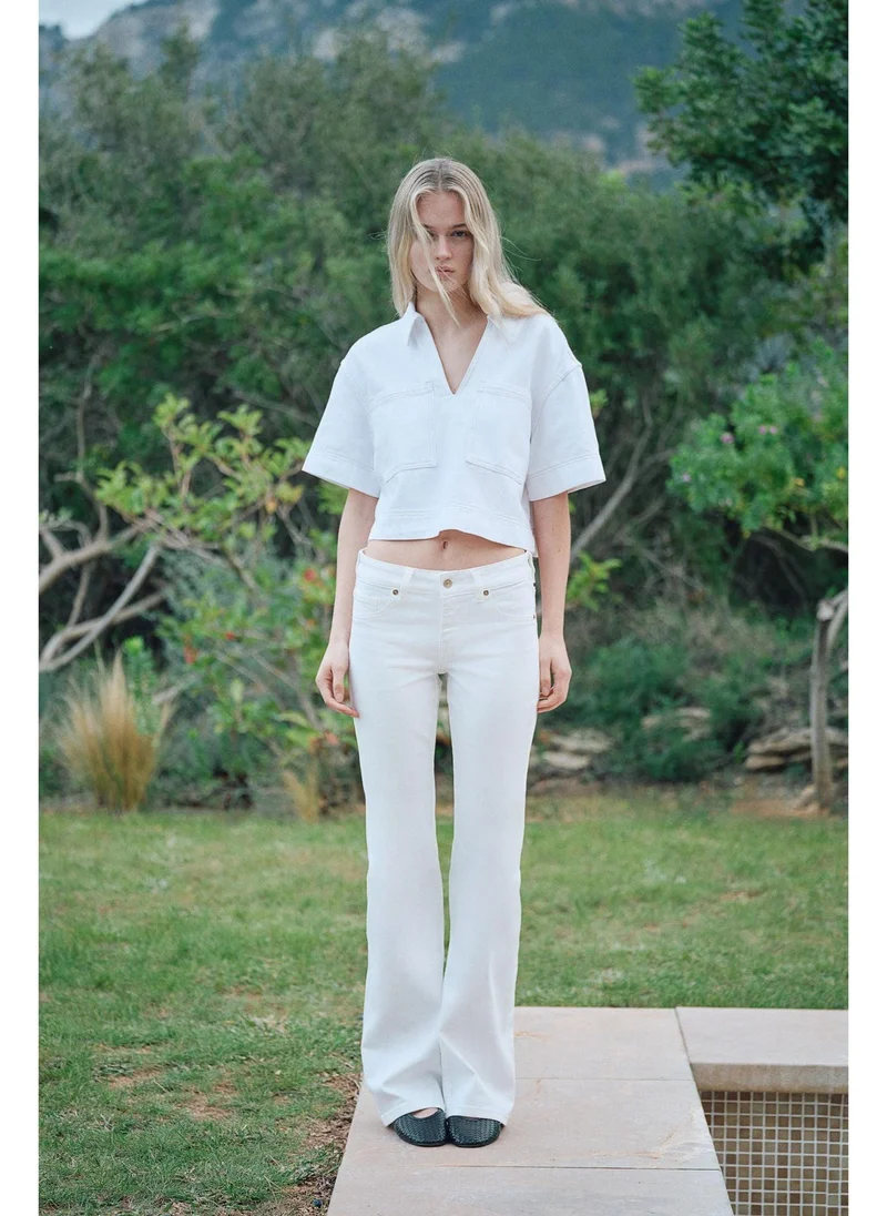 H&M Flared Low Jeans