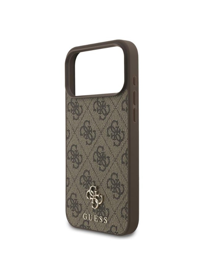 GUESS Guess 4G Small 4G and Classic MagSafe - Case for iPhone 17 Pro Max (brown) - Image 4