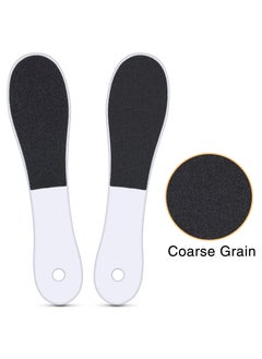 KHAJUL 4 Pieces Double-Sided Foot File, Foot Rasp File Dead Skin Remover, Foot Scrubber Hard Skin Remover, Foot Care for Wet and Dry Cracked Feet (Black/White)  - Image 4