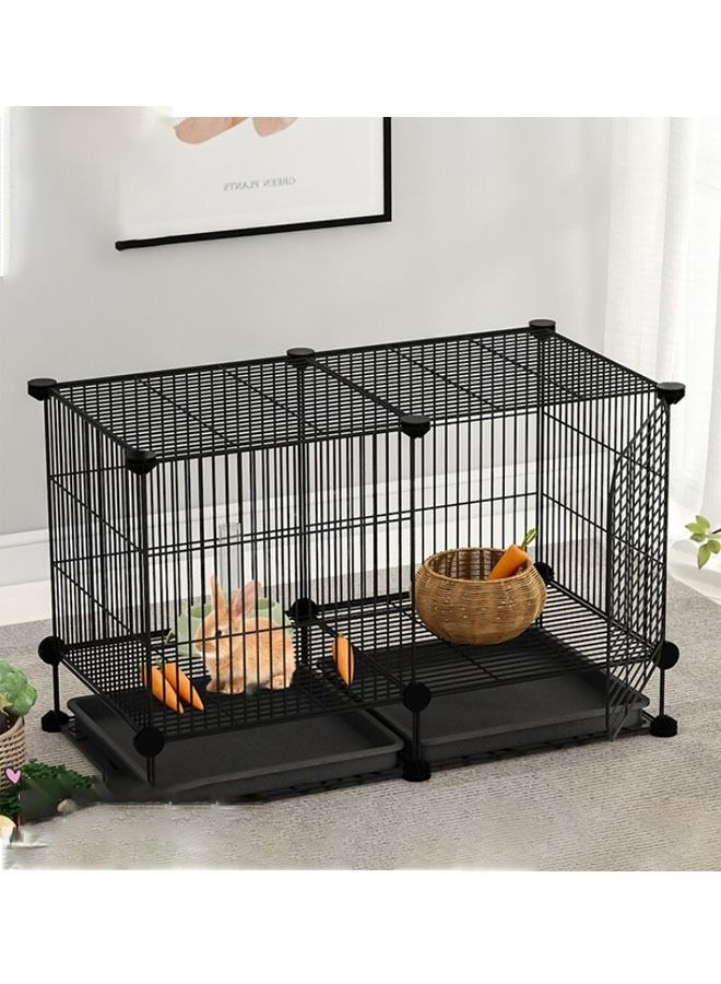 Generic Large and Spacious Rabbits Cage with No Leak Trays DIY Pet Fence Cat House for Small Animals Rabbits Cats  - Image 1