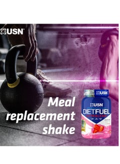 USN USN Diet Fuel UltraLean Strawberry 2KG: Meal Replacement Shake, Diet Protein Powders for Weight Control and Lean Muscle Development  - Image 3