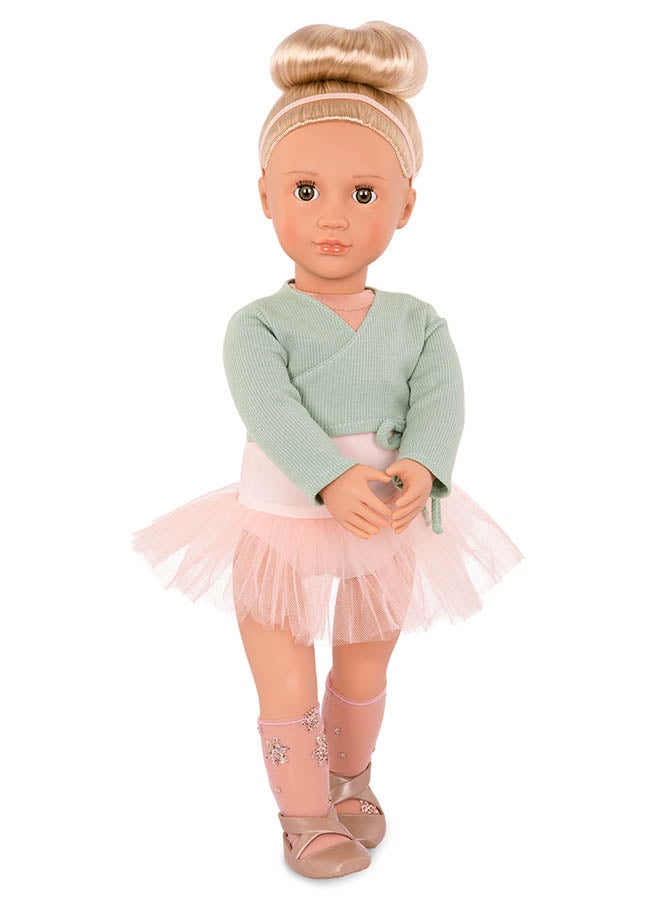 Our Generation Fashionable 18-inch Girl Ballet Doll with Green Shrug, Gifting Toys, Age 6+ years, Character-Viola - Image 3