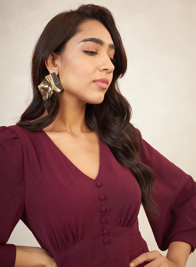 Femmella Solid Longline Curved Hem Top and Pants Co-Ords