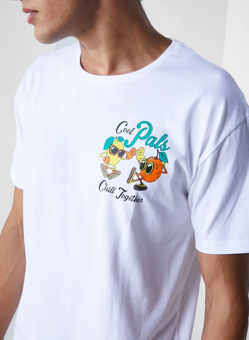 Namshi x Koovs Resort Print T Shirt