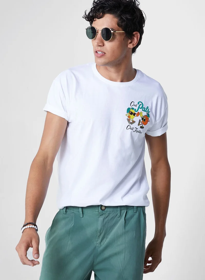 Namshi x Koovs Resort Print T Shirt