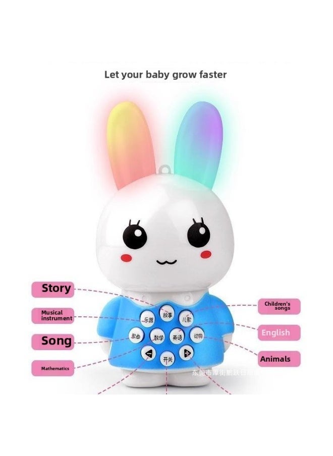 Baby Children Music Player Baby Rabbit Story Machine Small Portable Toddler Toy Early Education Machine 2-6 Years Old-Memory Capacity:Upgraded Model—cute Rabbit Story Machine [pink Comes With Battery]  - Image 5