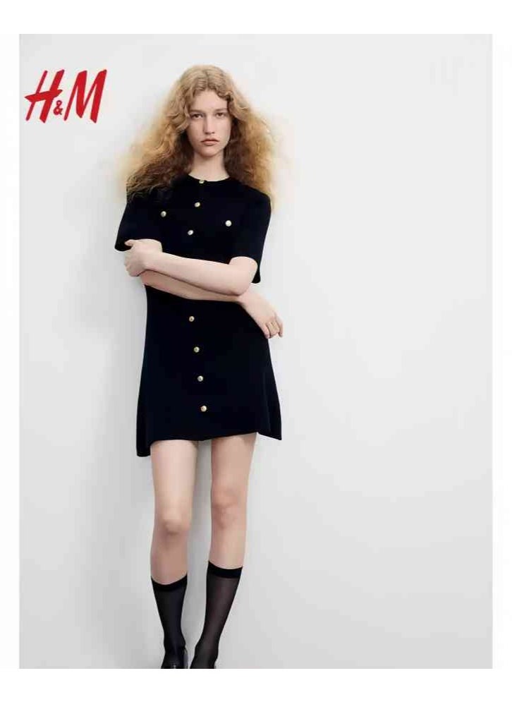 H and M - HM Women's New Loose Lightweight Comfortable And Fashionable Dress - Image 1