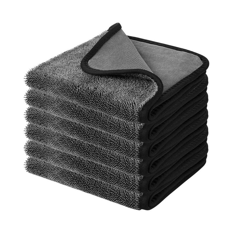 Cross-border 40*60 small braided water-absorbing towel, thickened and twisted braided cloth, water-absorbing car towel, car cleaning towel. - Image 4