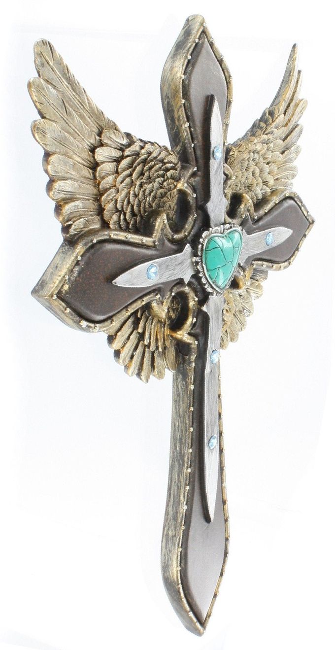 LL Home 12498 Blue Heart Layered Cross Wings - Image 5