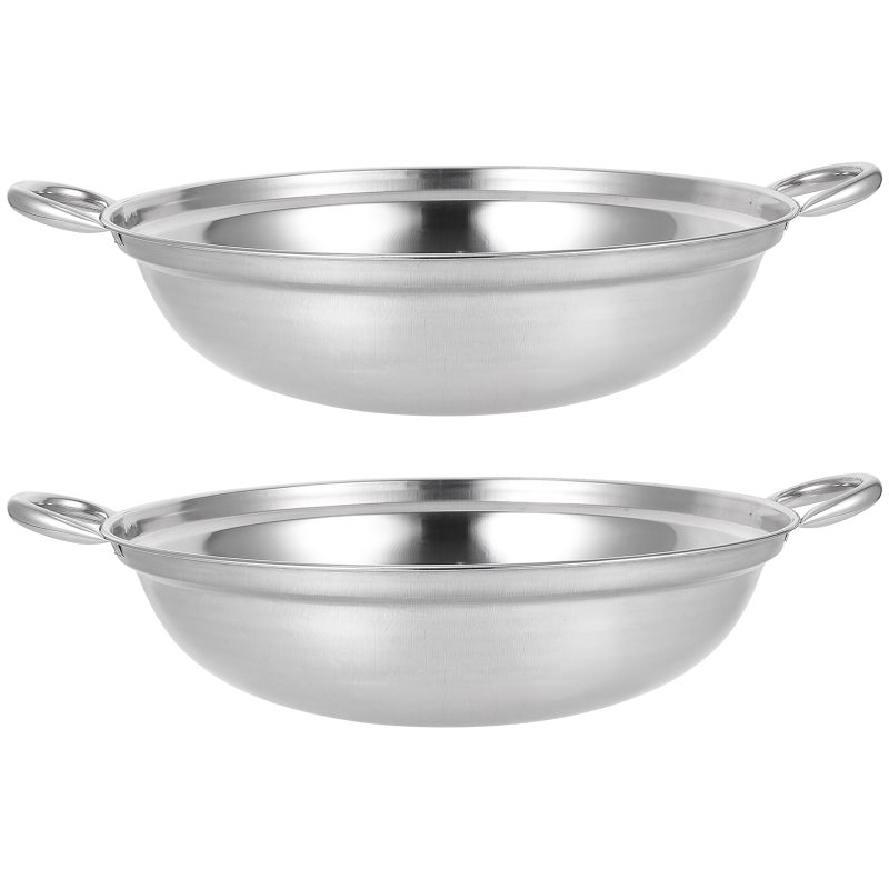 🍳 قدر طهي من الفولاذ المقاوم للصدأ بتصميم ضد التسرب بمقبضين متينين أساسي للمطبخ - Image 5
