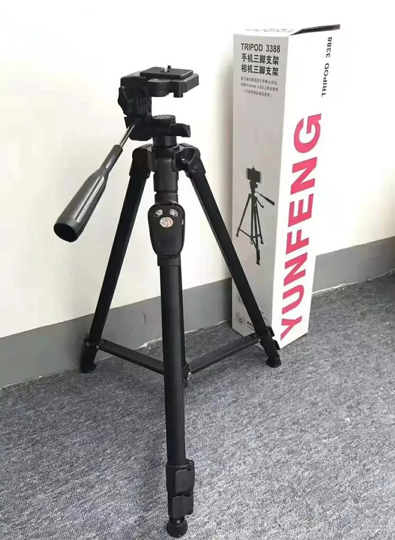 Yunteng VCT-5208 Portable Tripod Stand With Remote Shutter Black - Image 3