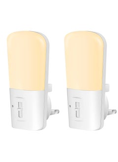 RATSAW LED Night Light Plug in Wall with Dusk to Dawn Sensor Dimmable 5-80LM Brightness Adjustable 3000K Soft Night Lamp Children's Light Good for Sleep Used in Hallways Toddler Beds Stairs  - Image 1