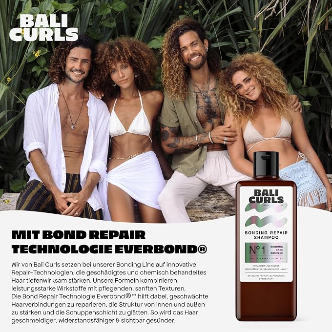 STRBOXONG Bali Curls Bonding Repair Shampoo N1 Repairing Shampoo for Damaged Hair Deep Hair Care 200 ml - Image 2