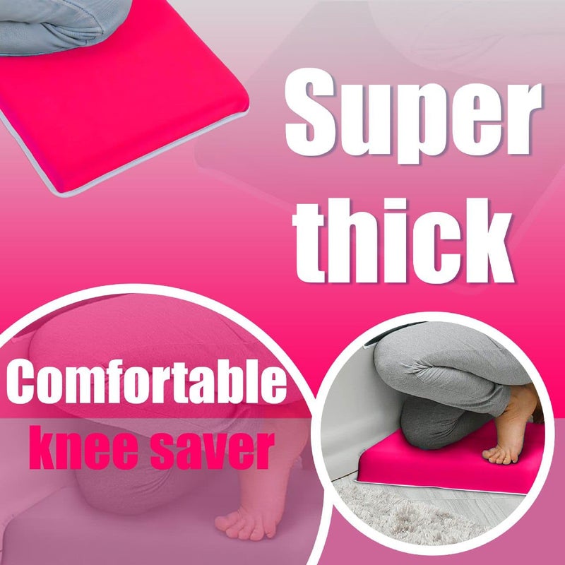 Supa Ant Baby Bath Kneeler and Elbow Rest Pad –Mom’s Choice Award Winner –US-Designed Extra Thick Bathtub Kneeling Pad with 8 Suction Cups, 5-Pocket Organizer, Non-Slip, Cushioned, Durable (Pink) - Image 5