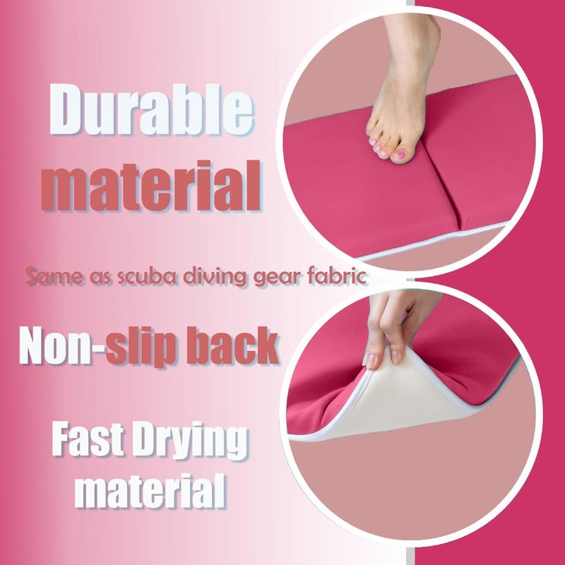 Supa Ant Baby Bath Kneeler and Elbow Rest Pad –Mom’s Choice Award Winner –US-Designed Extra Thick Bathtub Kneeling Pad with 8 Suction Cups, 5-Pocket Organizer, Non-Slip, Cushioned, Durable (Pink) - Image 4