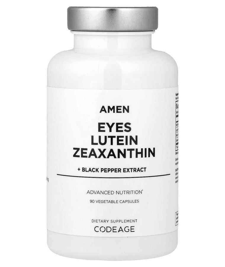 Codeage Amen Eyes Lutein Zeaxanthin + Black Pepper Extract 90 Vegetable Capsules