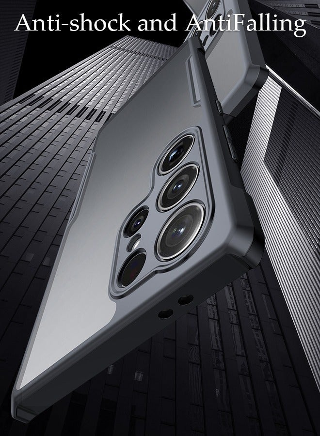 DUNISO Samsung Galaxy S24 Ultra Phone Case Full Body Protective Phone Cover Anti-fall Anti-fingerprint High Tenacity Clear Phone Case with Wireless Charging for Samsung Galaxy S24 Ultra 5G Phone Case - Image 3