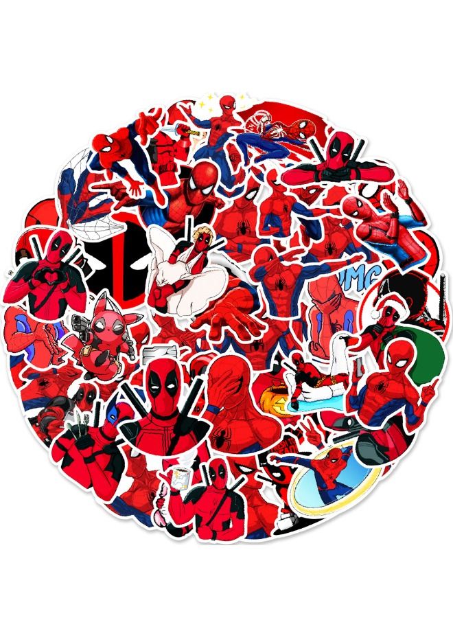 50PCS Vinyl Waterproof Stickers for Laptop,Skateboard, WaterBottles,Computer,Phone,Guitar,Cartoon Stickers for Kids Teens Adult  - Image 1