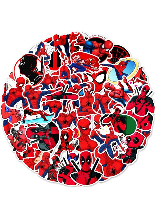 50PCS Vinyl Waterproof Stickers for Laptop,Skateboard, WaterBottles,Computer,Phone,Guitar,Cartoon Stickers for Kids Teens Adult  - Image 2