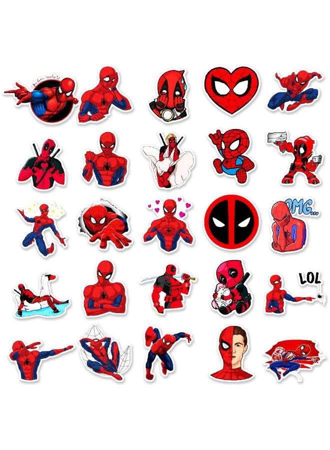 50PCS Vinyl Waterproof Stickers for Laptop,Skateboard, WaterBottles,Computer,Phone,Guitar,Cartoon Stickers for Kids Teens Adult  - Image 5
