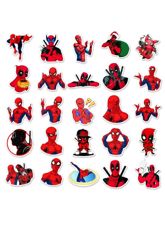 50PCS Vinyl Waterproof Stickers for Laptop,Skateboard, WaterBottles,Computer,Phone,Guitar,Cartoon Stickers for Kids Teens Adult  - Image 4