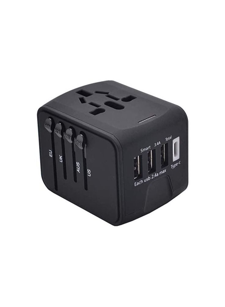 Universal World Travel Power Adapter International Power Adapter Worldwide All in One AC Outlet Power Plug Adapter  - Image 1