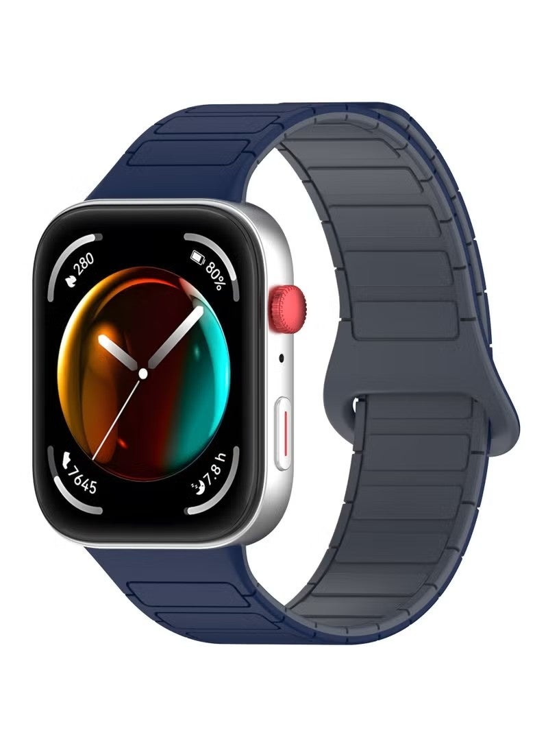 Silicone Sport Watch Strap/Magnetic Suction Watchband for HUAWEI Watch Fit 3/Fit 4/Fit 4 Pro Smartwatch - Image 2