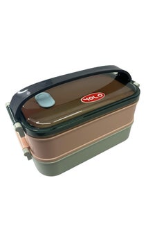 YOLO Yolo Double Layer Lunch Box 1800ml  22cm  - Image 2