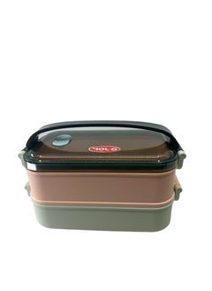 YOLO Yolo Double Layer Lunch Box 1800ml  22cm  - Image 4